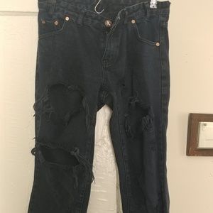 One Teaspoon faded black Trashed Freebird jeans
